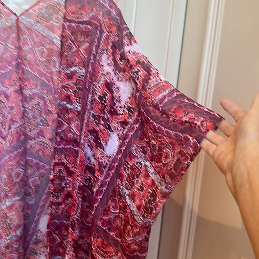 NWOT BECCA COVERUP Boho Chic Kimono O/S